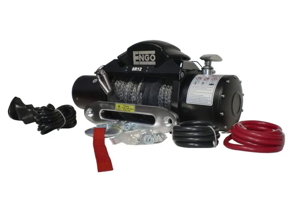 ENGO 97-12000S 12 - 000 lbs SR-Series Electric Winch with Synthetic Rope
