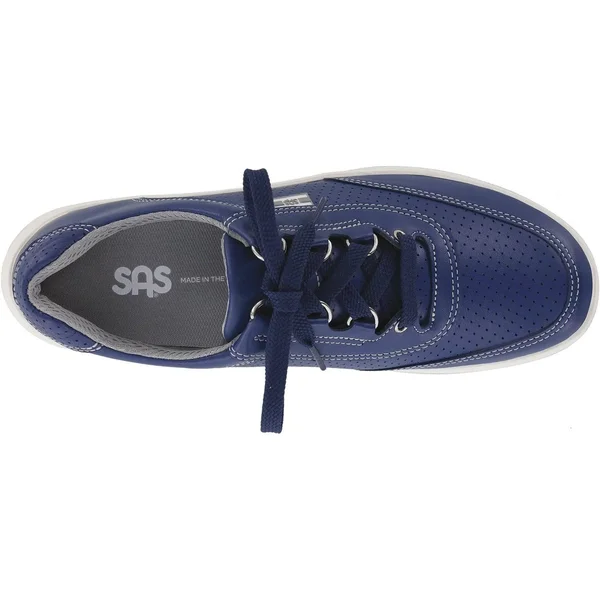 SAS Women's Sporty Lux Blue Perf 8.5 Narrow
