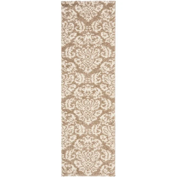Safavieh SG460-1311-215 Florida Shag Beige & Cream 2&-3x22 x 15& Rug