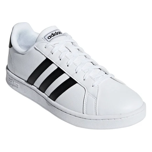 Adidas Grand Court Trainers White Black - 36