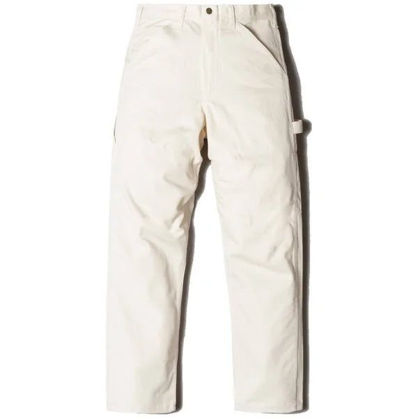 Stan Ray Apparel Single Front Painter's Pants in Natural Size 44 Length 30 Hemmed Cotton, All Seasons Uniforms