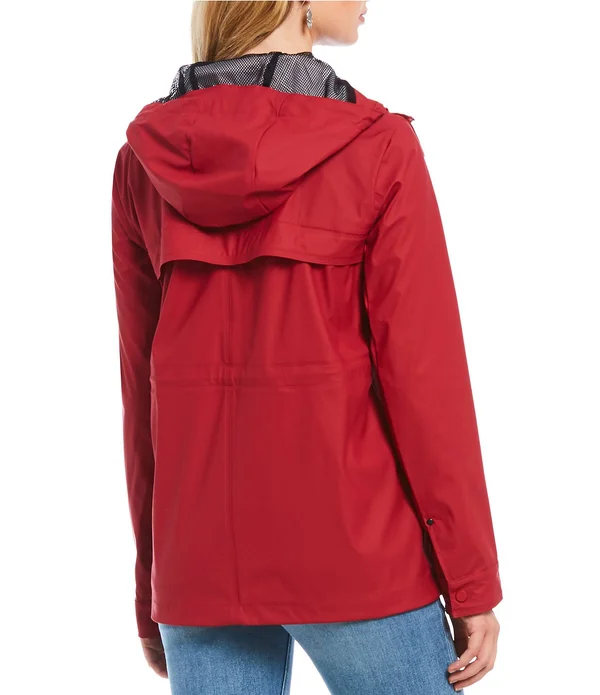 Hunter Original Lightweight Women's Waterproof Jacket - Military Red