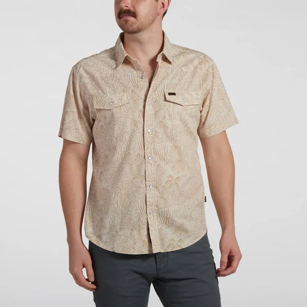 Howler Brothers Men's H Bar B Snapshirt - XL - Panhandle Handshake - Riverbed