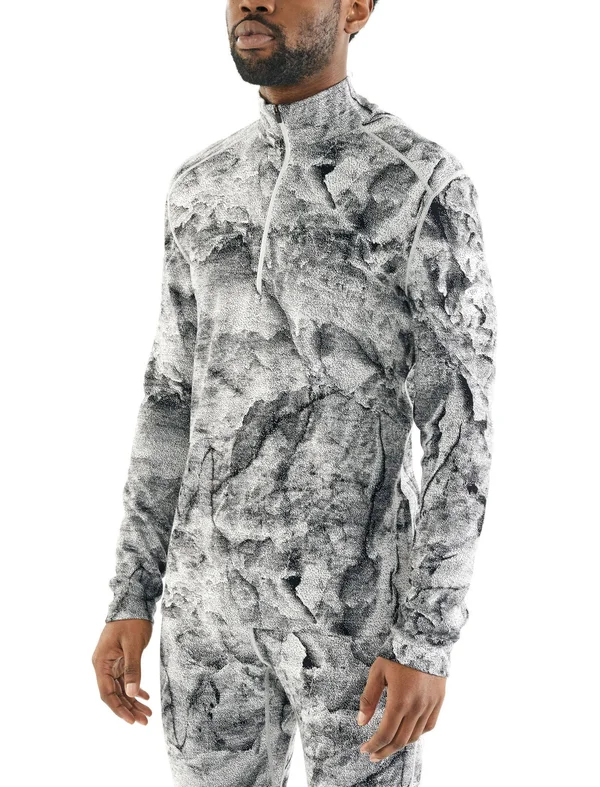 Icebreaker 250 Vertex JBG Half-Zip Long-Sleeve Top - Men's Snow - S