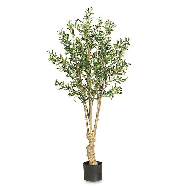 Nearly Natural 5-Foot Olive Silk Tree - Green