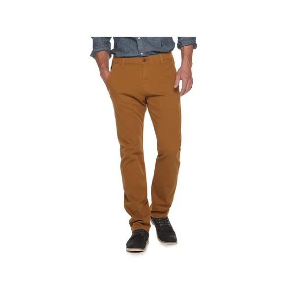 Dockers Dark Ginger Men's Ultimate Smart 360 Flex Slim Chino Pants