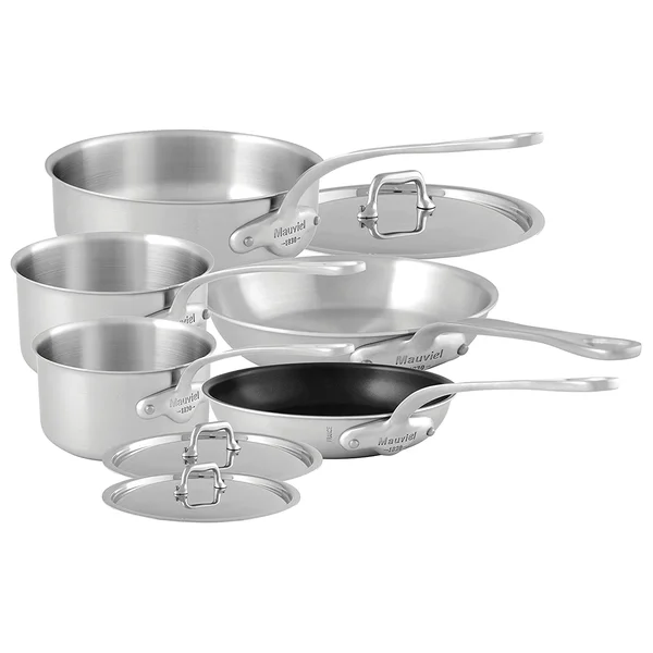 Mauviel M'Urban Stainless Steel Cookware Set, 8-Piece