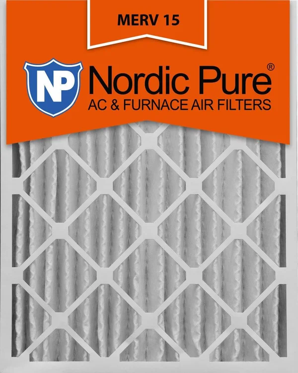 Nordic Pure 18x24x4 Pleated MERV 15 AC Furnace Filters Qty 6