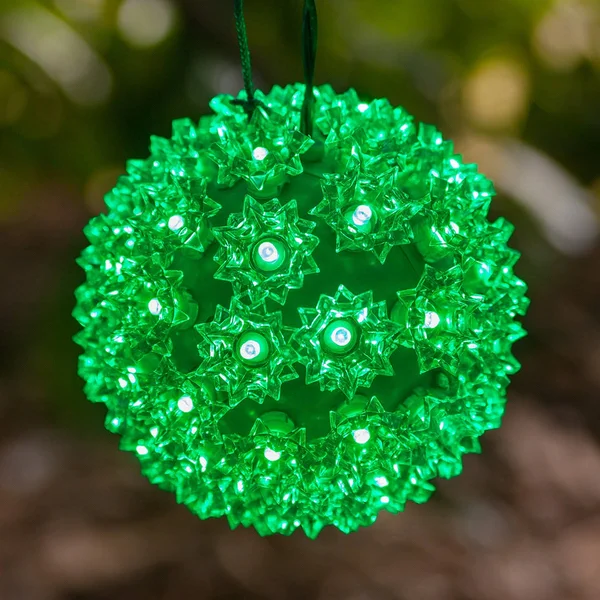 7.5x22 Light Sphere, 120 Green LED Lights
