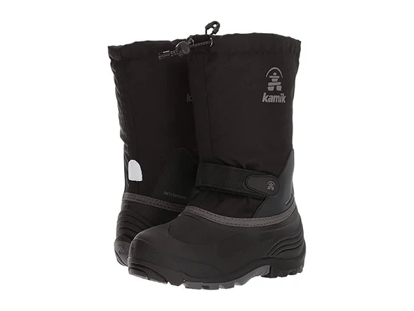 Kamik Waterbug 5 Classic -25 Wide Width Winter Boot - Kid's - Kids Unisex, Black