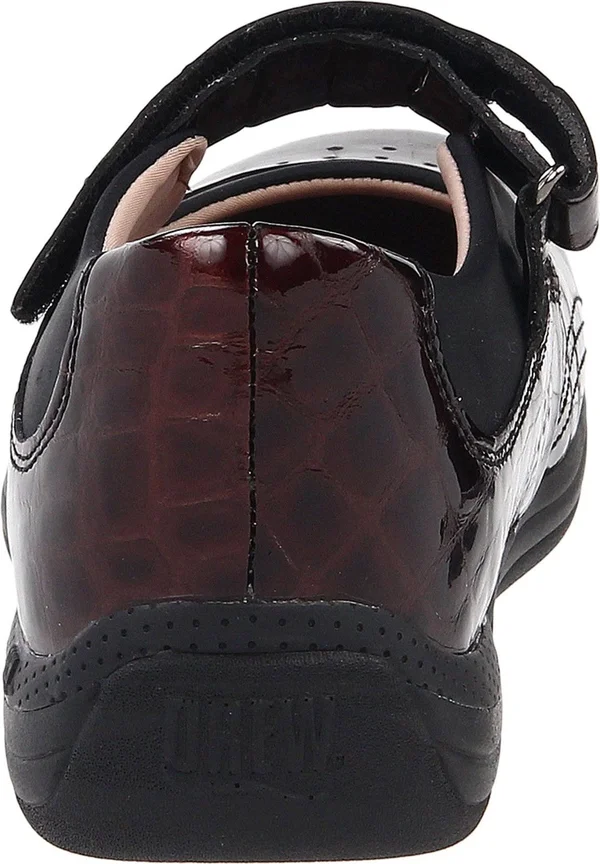Drew Rose - Women's Mary Jane - Brown Croc 7 N