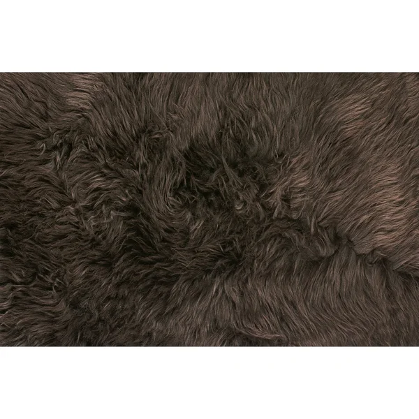 24x22 x 72x22 x 2x22 Chocolate Double Sheepskin - Area Rug