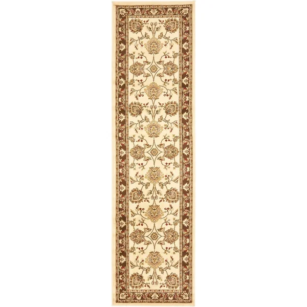 Safavieh 2&-3x22 x 16& Lyndhurst LNH555 Black, Ivory Rug