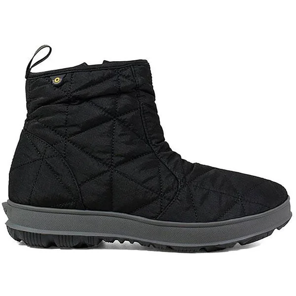 Women's Bogs Snowday Low in Black SKU: 72239-001 Black, M, 6