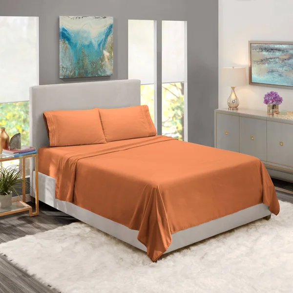 Nestl Extra-Soft Microfiber Bedsheet Set - Short Queen/RV - Hunter-Green