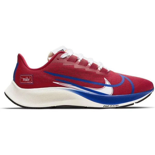 Nike Air Zoom Pegasus 37 Premium 10.5, Gym Red/Game Royal-White-Sail (Men's)