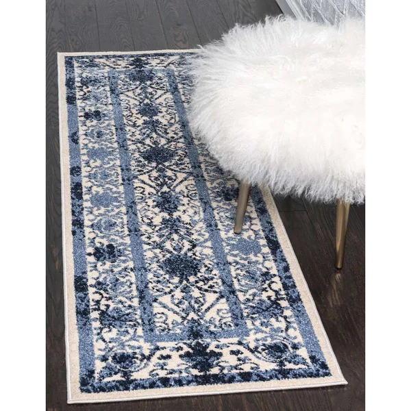 Unique Loom Traditional La Jolla Area Rug (10& x 13& - Blue)