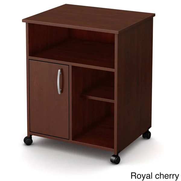 South Shore Axess Printer Cart on Wheels - Country Pine
