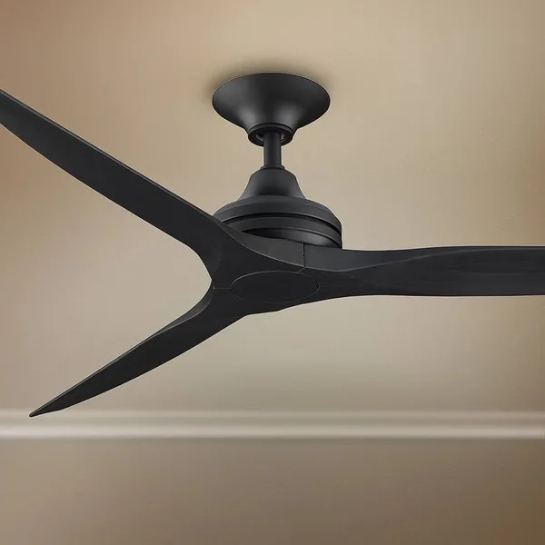 48x22 Fanimation Spitfire Black Damp Ceiling Fan - Style #79T30
