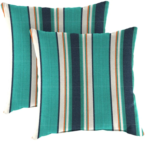 Jordan Manufacturing 9950PK2-3568L Token Surfside Pillow 18-in, Outdoor Pillows