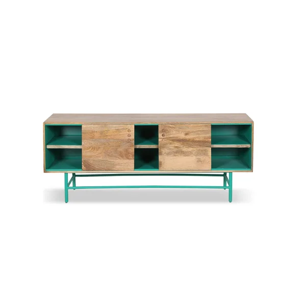 Posh Pollen Gerard Media Console TV Stand - Green