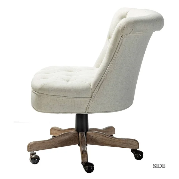 Chimu Task Chair with Tufted Back - Grey