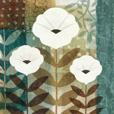 Framed Canvas Art - Floral Dream I Wag by Michael Mullan ( Floral & Botanical > Flowers art)