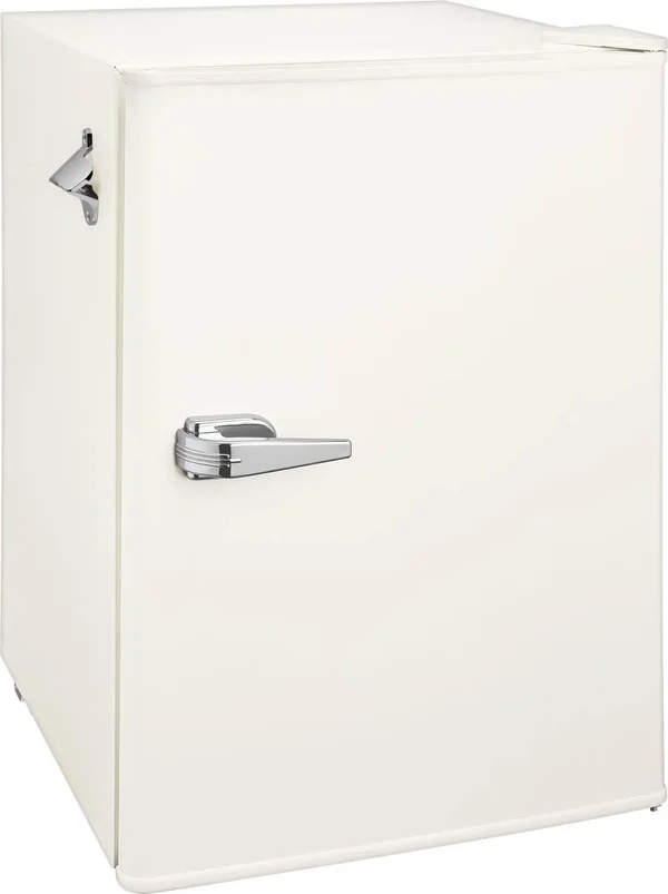 Insignia - 2.5 Cu. ft. Retro Mini Fridge - Cream
