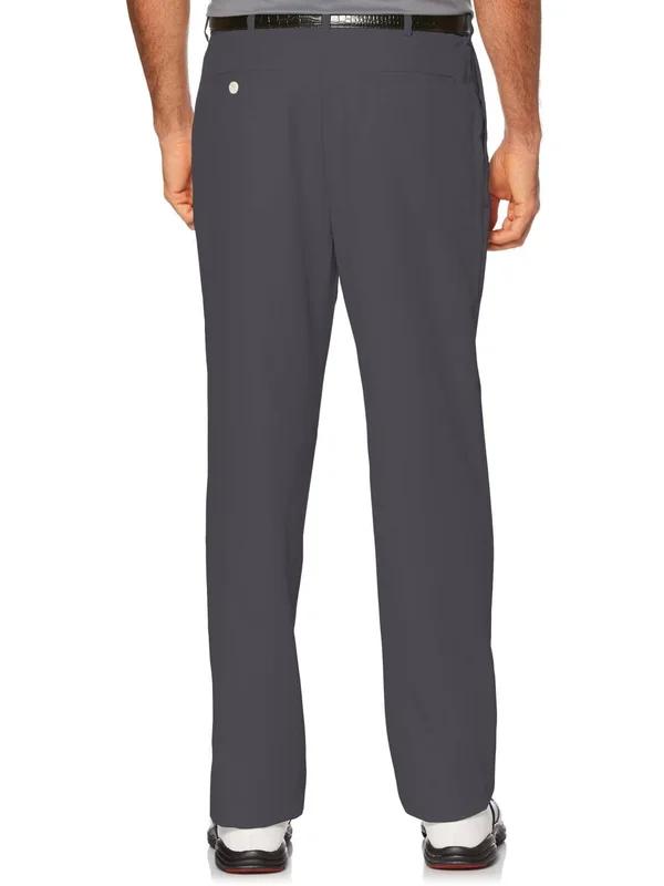 PGA Tour Men's Flat Front Golf Pant with Expandable Waistband