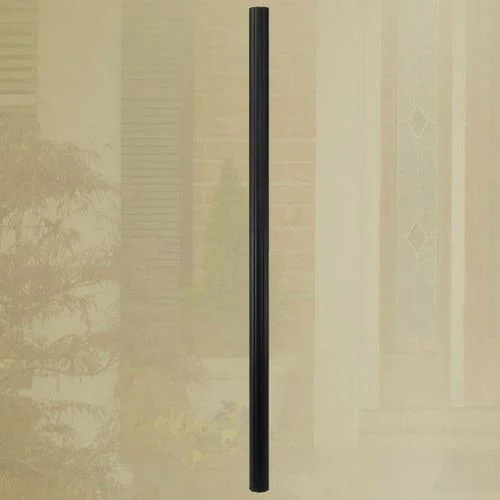 Livex Lighting 7708-04 Outdoor Cast Aluminum Fluted Post Black