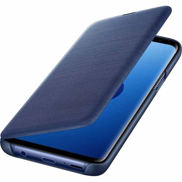 Samsung LED Wallet Cover for Galaxy S9 - Blue