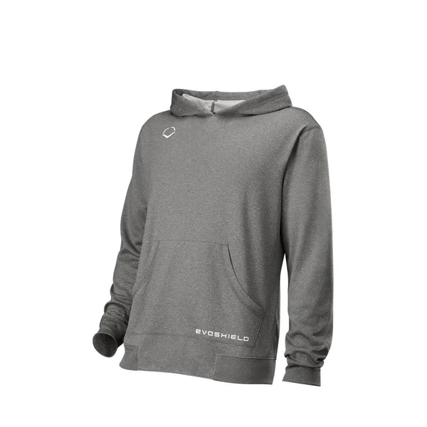 Youth Pro Team Hoodie, Gray, Medium, EvoShield