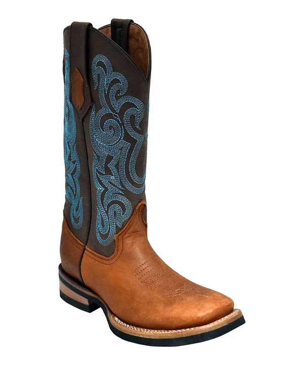 Ferrini Ladies Maverick Square Toe Boots - Brown