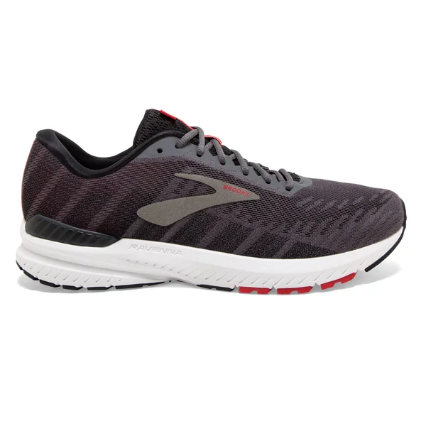 Brooks Ravenna 10 Ebony/Black/Red - Men's