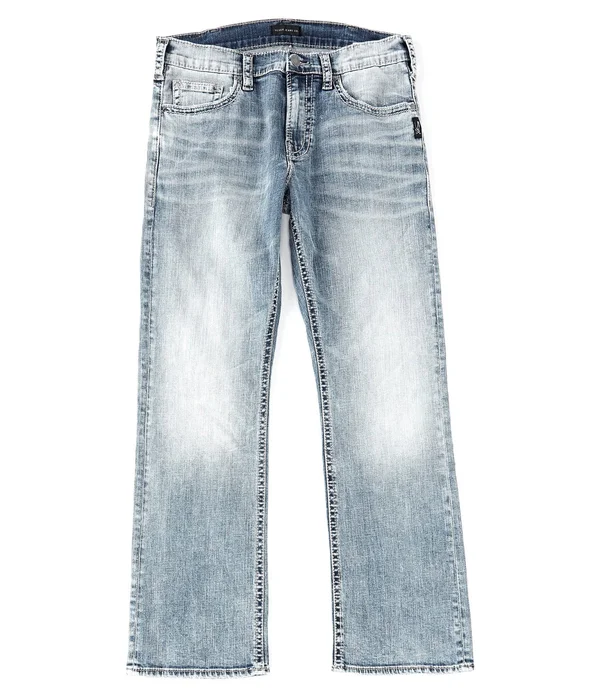 Silver Jeans Co. Men's Zac Relaxed Fit Straight Leg Jeans