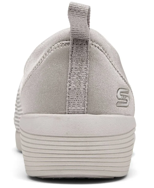Women's Skechers Arya Shine and Glow Slip-On - Size: 5, Gray