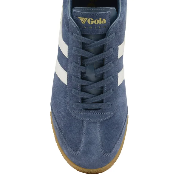 Gola Men's Harrier Suede Sneakers - Baltic/White, 10
