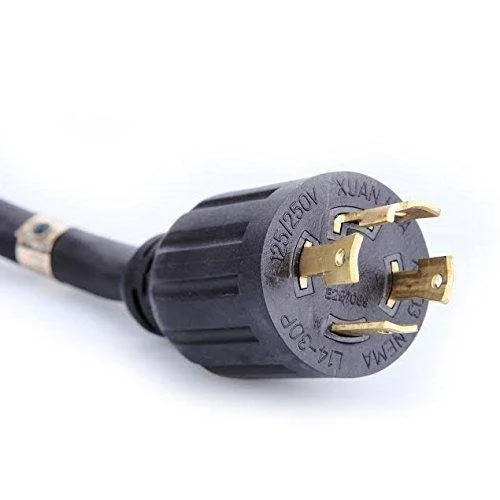 Ceptics 25-ft 30A Generator Distribution Power Cord (l14-30p to 2X 5-15/20r)