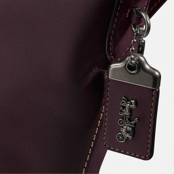 Coach Duffle - Women's Purses - Pewter/oxblood