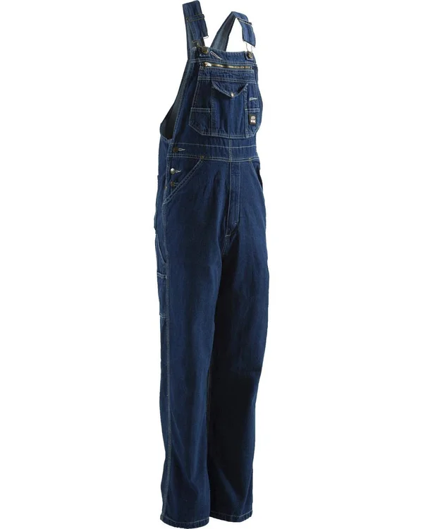 Berne Apparel B910 Original Unlined Washed Denim Bib Overall