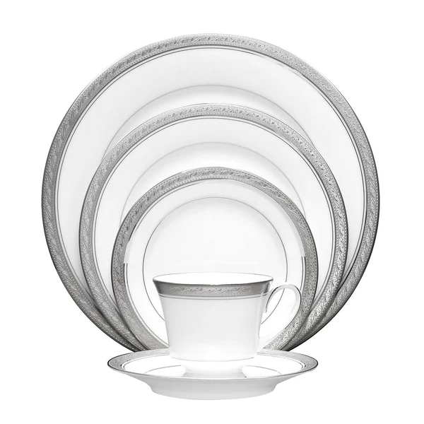 Noritake Crestwood Platinum 20-Piece Dinnerware Set - Service for 4