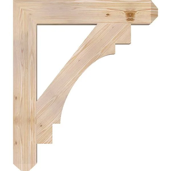 5 1/2x22W x 34x22D x 40x22H Merced Craftsman Smooth BRACKET, Douglas Fir