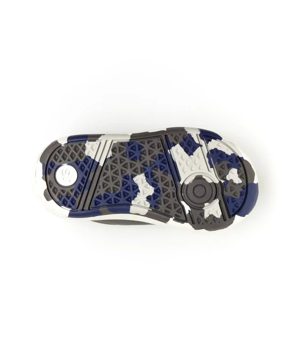 Stride Rite M2P Maci (Toddler) Grey/Navy, Toddler Boy's, Size: 5