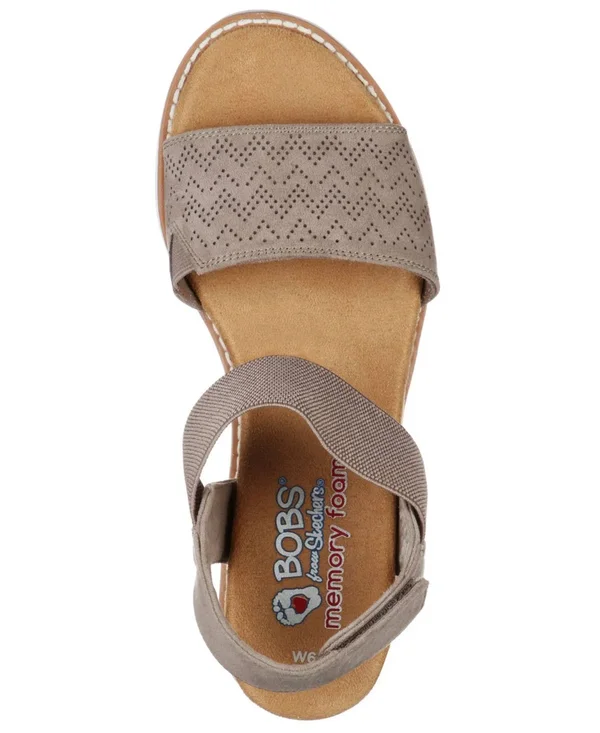 Skechers Women's Bobs Desert Kiss Slingback Sandal - Brown
