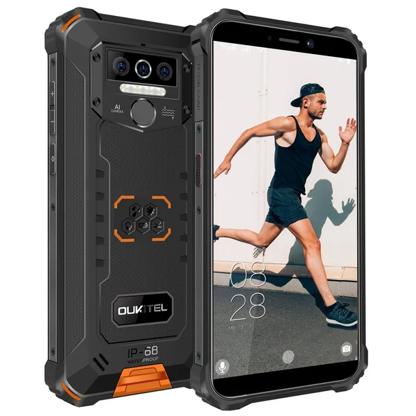 Oukitel WP5 Rugged Cell Phone Unlocked, Android 10 Smartphone 8000mAh Battery IP68 Waterproof Rugged Smartphone, 5.5x22 HD+ 4GB