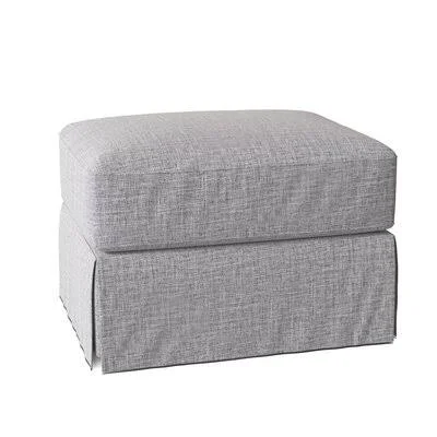 Landon 29x22 Rectangle Cocktail Ottoman Wayfair Custom Upholstery Body Fabric: Zula Pumice