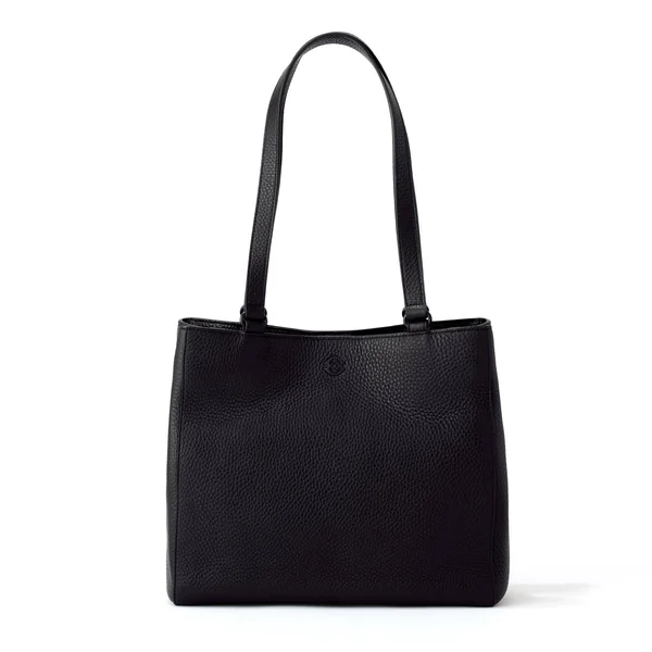 Dagne Dover Black Leather Tote - Small Onyx Leather, Small
