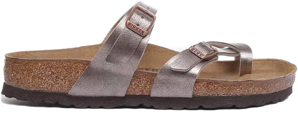 Birkenstock Mayari Birko Flor Sandals - Graceful Taupe