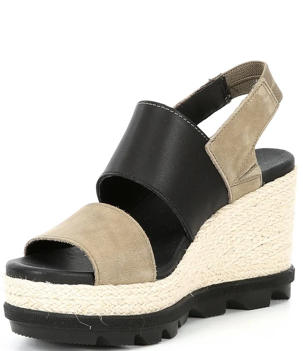 Sorel Joanie II Slingback Jute Size 7 - Black