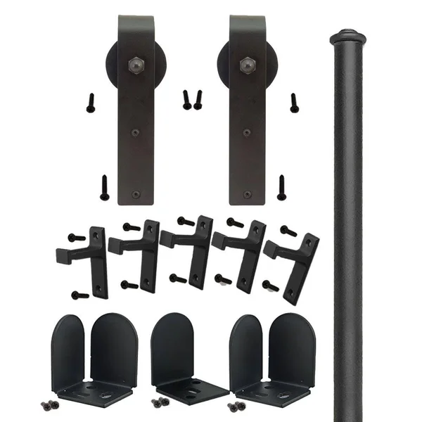 6 ft. Hook Hardware Kit Black